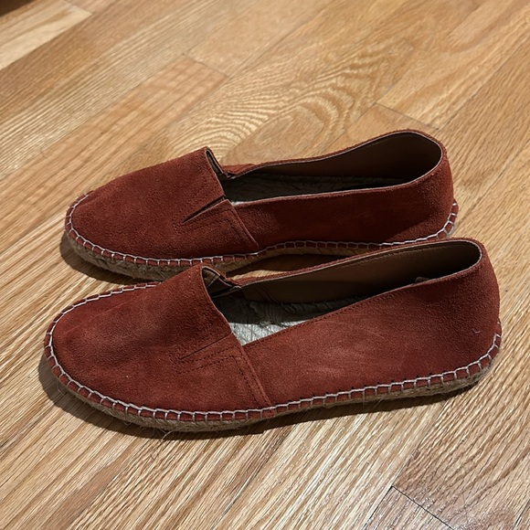 Burnt orange suede espadrilles, made in Spain, excellent quality - Picture 4 of 4